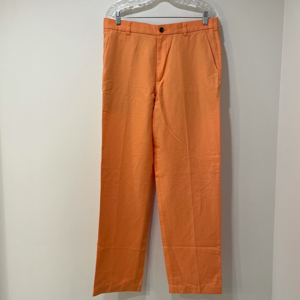 BROOKS BROTHERS MENS LINEN DRESS PANTS